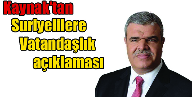Suriyelilere Vatandaşlık Açıklaması