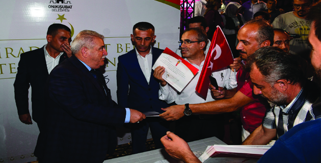 MİLLİ İRADE NÖBETÇİLERİNE BERAT TAKDİMİ