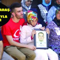 K.MARAŞ ŞEHİDİNİ GÖZ YAŞLARIYLA UĞURLADI