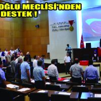 DULKADİROĞLU MECLİSİ’NDEN  ŞEHİTLERE DESTEK