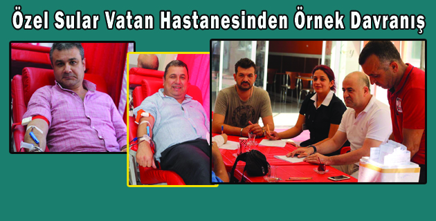 Özel Sular Vatan Hastanesinden Örnek Davranış