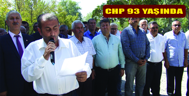 CHP’nin Kuruluşunun 93. Yıl Dönümü