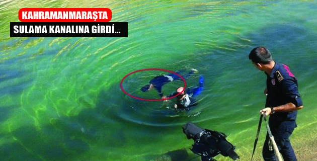 Sulama Kanalına Giren Genç Boğularak Öldü
