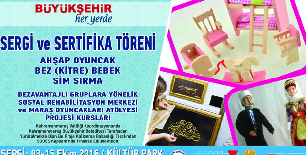 BÜYÜKŞEHİR’DEN AHŞAP OYUNCAK SERGİSİ