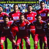 Kahramanmaraşspor Deplasmanda Kaybetti