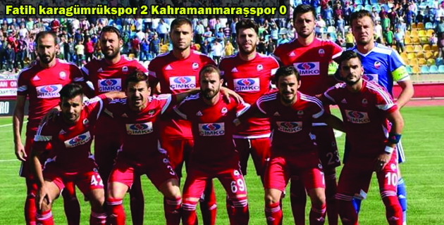 Kahramanmaraşspor Deplasmanda Kaybetti