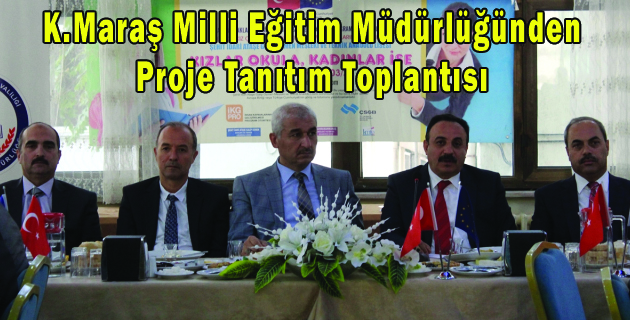 Milli Eğitim Müdürlüğünden Proje Tanıtım Toplantısı