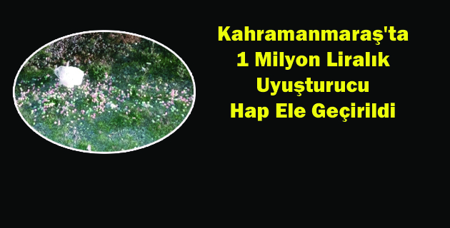 Kahramanmaraş’ta Uyuşturucu Hap Ele Geçirildi