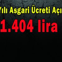 2017 Yılı Asgari Ücreti Açıklandı