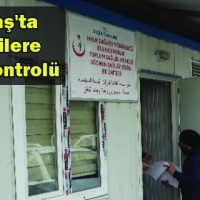 K.Maraş’ta Mültecilere Sağlık Kontrolü