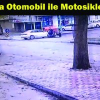 K.Maraş’ta Otomobil ile Motosiklet Çarpıştı