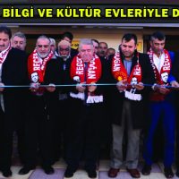ONİKİŞUBAT BİLGİ VE KÜLTÜR EVLERİYLE DONATILIYOR