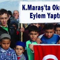 K.Maraş’ta Okul İçin Eylem Yaptılar