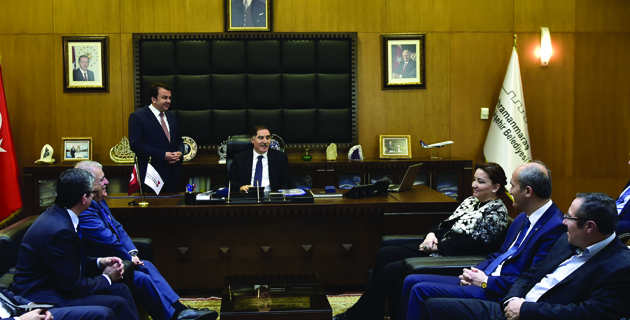 BAŞ DENETÇİ MALKOÇ’TAN BÜYÜKŞEHİR’E ZİYARET