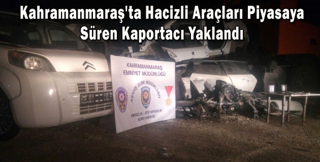 Hacizli Araçları Piyasaya Süren Kaportacı Yakalandı