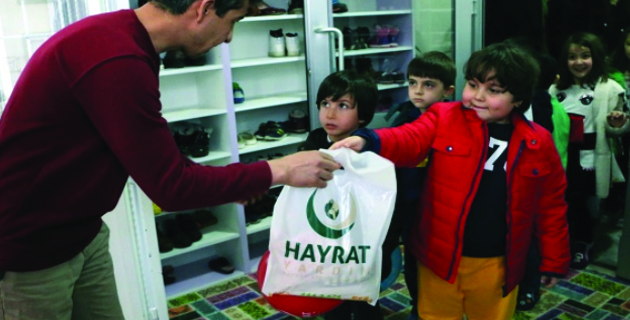 Kahramanmaraş’ta Minik Kalplerden Halep’e Yardım