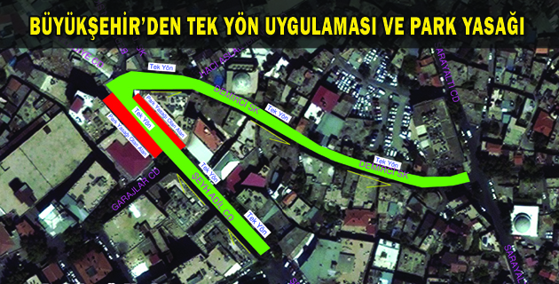 BÜYÜKŞEHİR’DEN TEK YÖN UYGULAMASI VE PARK YASAĞI