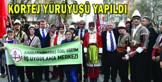 KORTEJ YÜRÜYÜŞÜ YAPILDI