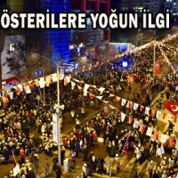 TİYATRAL GÖSTERİLERE YOĞUN İLGİ