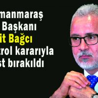 Vahit Bağcı adli kontrol kararıyla serbest bırakıldı