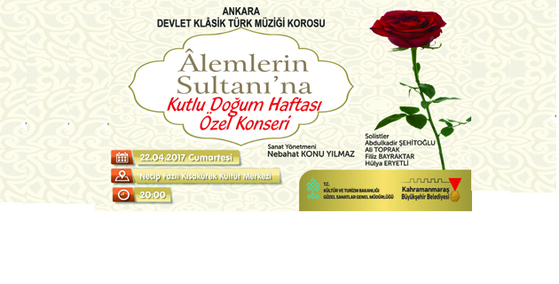 KUTLU DOĞUM HAFTASINA ÖZEL MUSİKİ KONSERİ