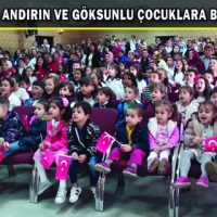 BÜYÜKŞEHİR’DEN ANDIRIN VE GÖKSUNLU ÇOCUKLARA BAYRAM HEDİYESİ