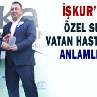 İŞKUR’ DAN ÖZEL SULAR VATAN HASTANESİNE İSTİHDAMA VERDİĞİ DESTEKTEN DOLAYI ANLAMLI ÖDÜL