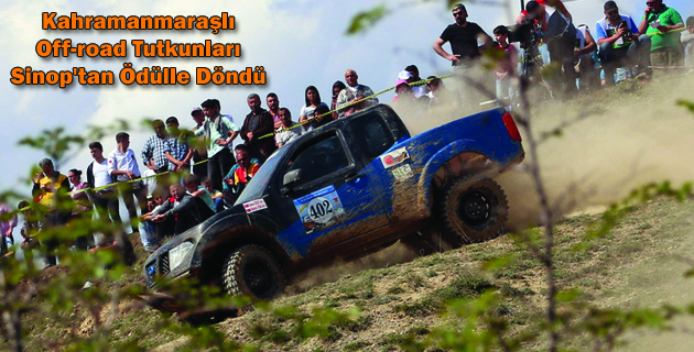 Kahramanmaraşlı Off-road Tutkunları Sinop’tan Ödülle Döndü