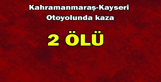 Trafik Kazası: 2 Ölü