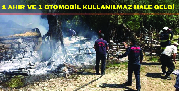 ANDIRINDA ŞÜPHELİ YANGIN