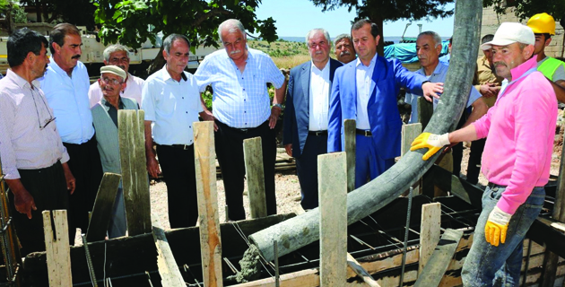 BAŞKAN BOZDAĞ, YENİ TAZİYE EVİNİN TEMELİNİ ATTI