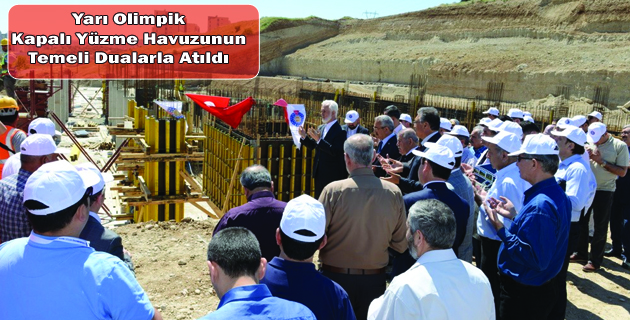 KSÜ’de Yüzme Havuzunun Temeli Dualarla Atıldı