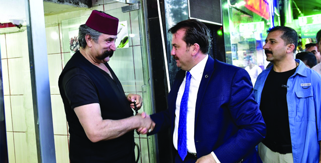BAŞKAN ERKOÇ ESNAFLARLA BİRARAYA GELDİ