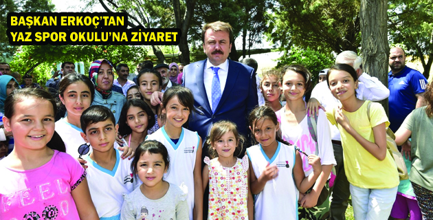 ERKOÇ’TAN SPOR OKULU’NA ZİYARET