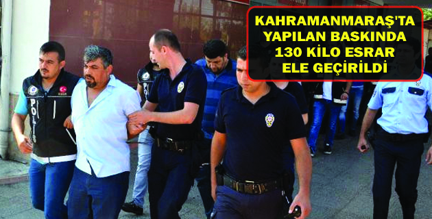 13 Adreste 130 Kilo Esrar Ele Geçti 7 Gözaltı