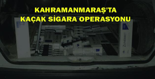 bin 860 paket kaçak sigara ele geçirildi.
