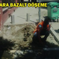 KALDIRIMLARA BAZALT DÖŞEME