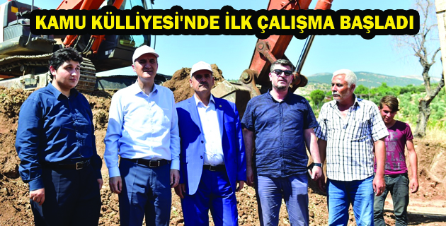 KAMU KÜLLİYESİ’NDE İLK ÇALIŞMA BAŞLADI