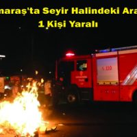 Seyir Halindeki Araçta Yangın