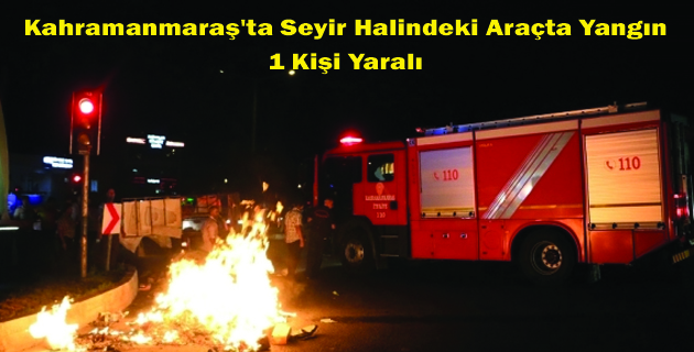 Seyir Halindeki Araçta Yangın