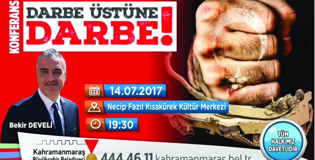 BÜYÜKŞEHİR’DEN ‘DARBE’ KONFERANSI