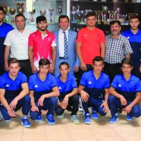 ŞAMPİYON GÜREŞ TAKIMINDAN ZİYARET