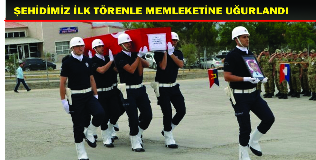 Şehit Polis Memuru Yardımcıoğlu için Tören Düzenlendi