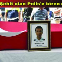 Şehit Polis’e Tören Düzenlendi