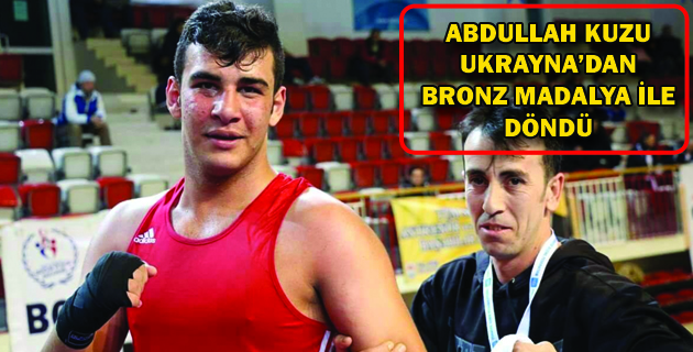 KUZU, BRONZ MADALYA İLE DÖNDÜ