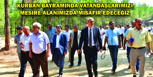 BAYRAMDA HERKES MESİRE ALANINDA