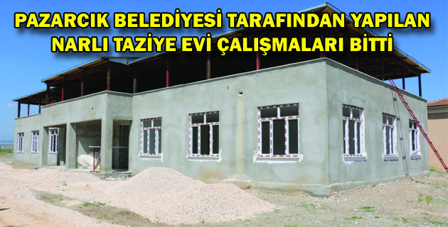 NARLI TAZİYE EVİ ÇALIŞMALARI BİTTİ