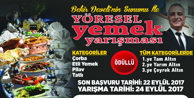 BÜYÜKŞEHİR’DEN YÖRESEL YEMEK YARIŞMASI