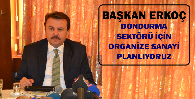 DONDURMA SEKTÖRÜ İÇİN ORGANİZE SANAYİ PLANLIYORUZ