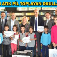 BAŞKAN OKAY’DAN ATIK PİL TOPLAYAN OKULLARA ÖDÜL